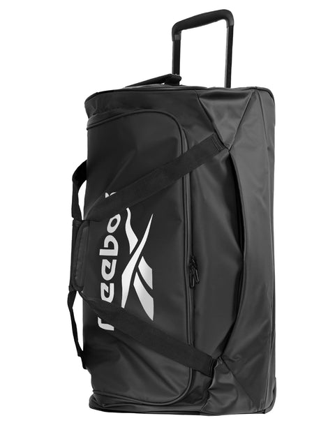 Reebok Road Runner Trolley Duffle Bag on Wheels Travel Luggage 72cm Black