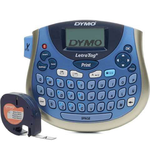 Dymo Letratag 100T Label Maker Printer Handheld Labeller (Blue)