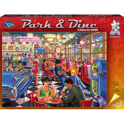 Holdson 1000pc Park and Dine S2 Cadillac Diner Puzzle