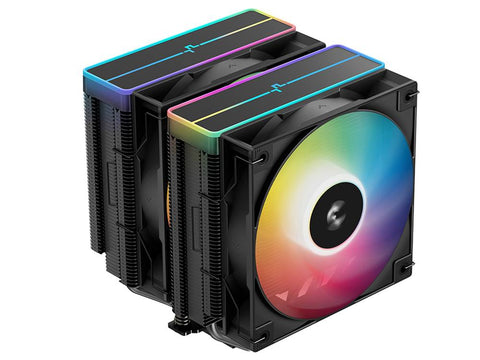 Deepcool AG620 V2 Black Zero 120mm with ARGB Top Cover CPU Cooler - Black