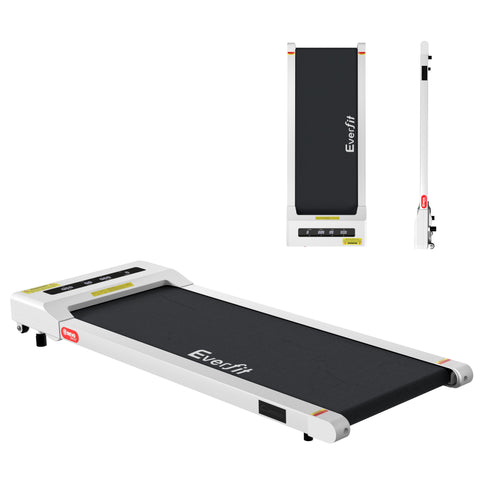 Everfit Treadmill Electric Walking Pad Under Desk Home Gym Fitness 360mm (White)