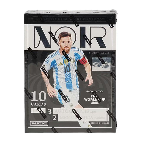 Panini 2025-26 NOIR Road to World Cup Soccer Hobby Booster Box
