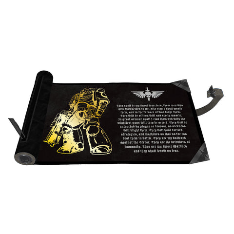 Ultra Pro: UP16435 Space Marines Adeptus Astartes Dice Scroll Premium Foil for Warhammer 40k