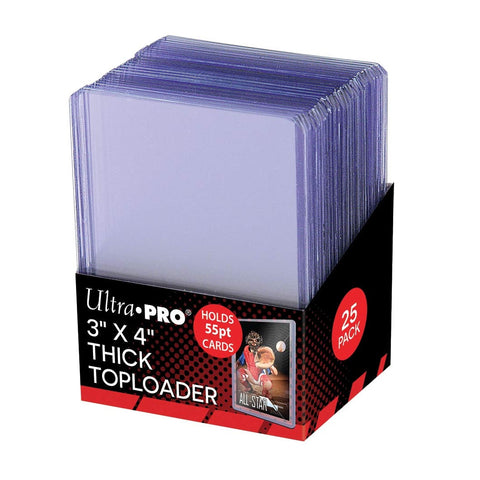 Ultra Pro: UP81181 3"x4" Action Packed 55PT Toploader 25ct