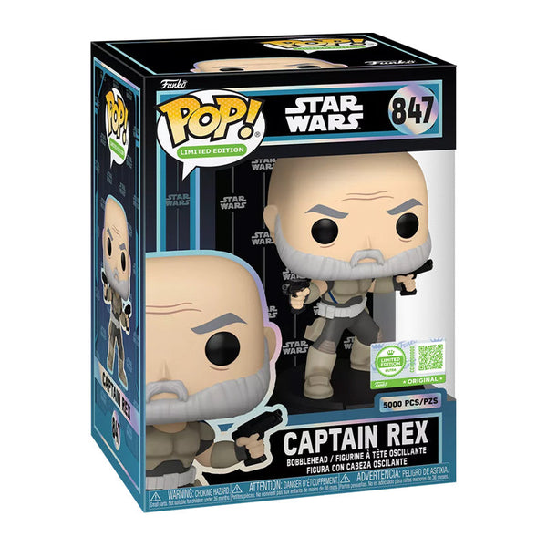 【匿名発送】【限定品】Funko Pop Captain Rex 847 Funko Pop! Star Wars Captain Rex Limited Edition #847 w/ Protector