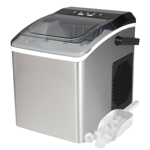 Koolatron Portable Ice Maker Machine 11.7kg Stainless Steel