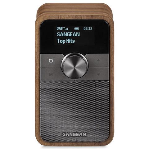 Sangean DDR-8 DAB/FM/BT Wooden Cabinet Radio - Vintage Walnut