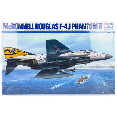 Tamiya 1/32 McDonnell Douglas F-4J Phantom II Jet Scaled Plastic Model Kit