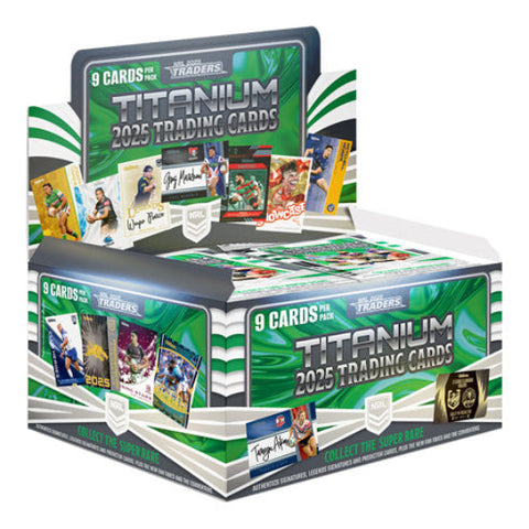 Tla Merchandise 2025 NRL Traders Rugby Trading Cards PRIORITY Titanium Hobby Box