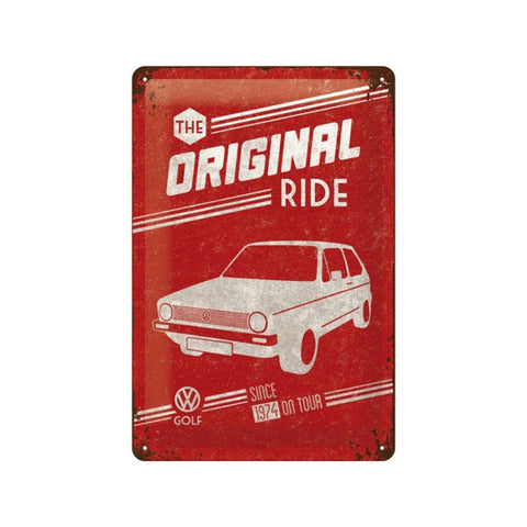 Nostalgic-Art 20x30cm Medium Wall Hanging Sign Plaque Original Ride Golf