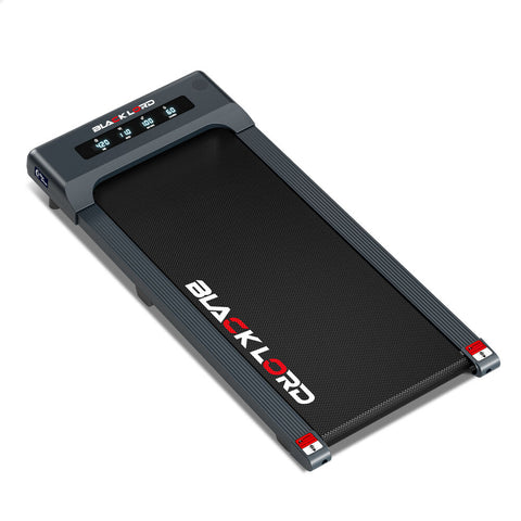 BLACK LORD Treadmill Electric Walking Pad Under Desk Home Gym 40cm Belt (Grey)