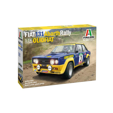 Italeri 1/24 FIAT 131 Abarth Rally OLIO FIAT