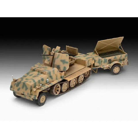 Revell 1/72 sWS with Flak43 and Sd.Ah58 Ammo Trailer Model Set