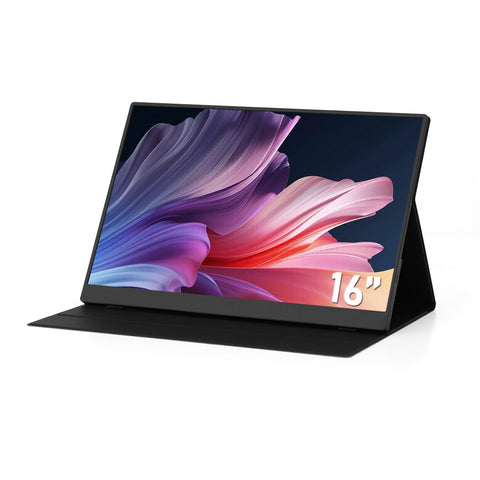 Devanti 16" Portable Monitor 1080P IPS Laptop Screen Extender USB-C HDMI