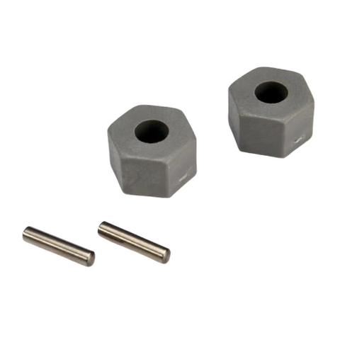 Traxxas 12mm Wheel Hexes with Axle Pins 2pcs