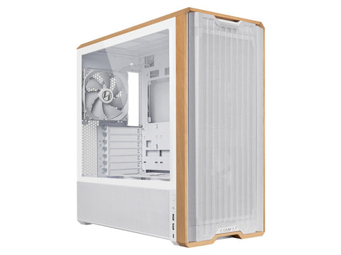 Lian Li Lancool 217 Wood Frame Mid-Tower Case - White