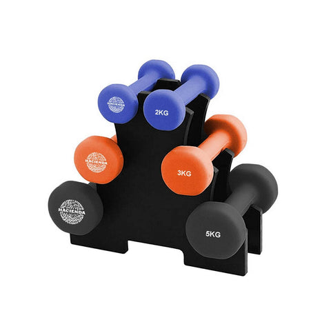 Hacienda Dumbbell Set with Rack 20kg