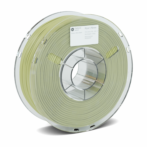Filaform Naked PLA 3D Printer Filament 1.75mm 1kg (Olive Green)