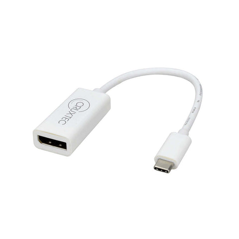 Cruxtec USB Type-C to DisplayPort Cable Adapter 20cm (White)