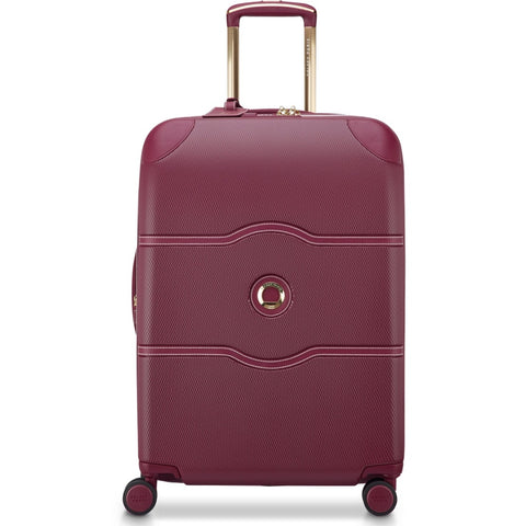 Delsey Chatelet Air 2.0 Checked-In Luggage Suitcase W/ TSA Lock Burgundy 66 cm