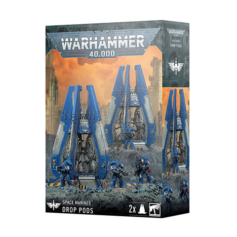 Games Workshop Warhammer 40K Space Marines Drop Pods