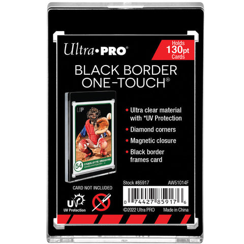 Ultra Pro: UP85917 130PT Black Border UV ONE-TOUCH Magnetic Holder