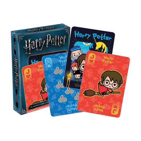 Aquarius 54-Pieces Harry Potter Chibi Playing Cards Set Kids Family Gaming Deck 14y+