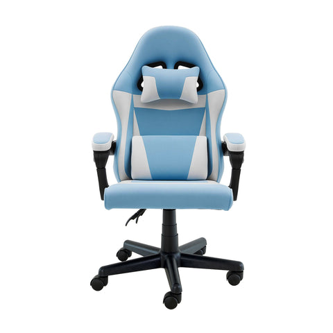 Sarantino Antre Adjustable Height Gaming Chair (Blue/White)