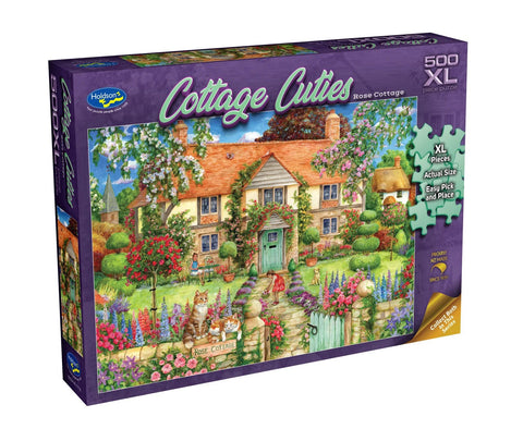 500pc XL Cottage Cuties: Rose Cottage