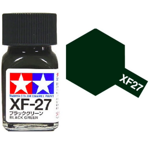 Tamiya Flat Black Green Enamel
