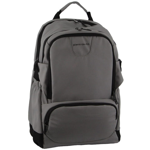Pierre Cardin Travel & Business w/ Built-in USB Port Backpack Bag 37x47cm Grey