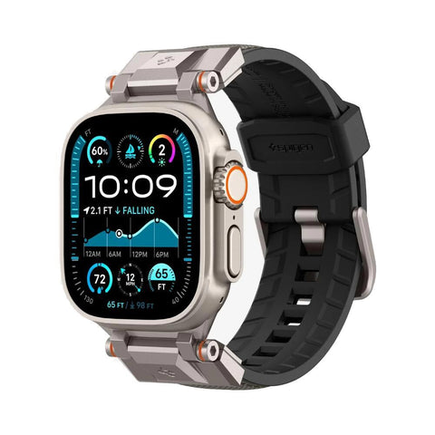 Spigen Apple Watch 49mm 46mm 45mm 44mm 42mm DuraPro Armor Wristband (Grey)