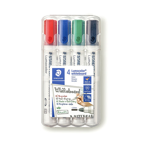 Staedtler Lumocolor 351 Whiteboard Markers [Case 4]
