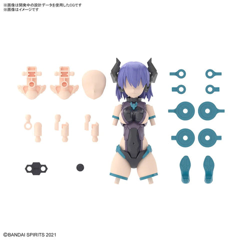Bandai 30ms Option Parts Set 7 (Evil Costume) [Color A]