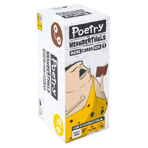 Exploding Kittens Poetry for Neanderthals Expansion Party Game