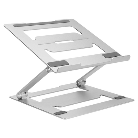 Desky Adjustable Laptop Stand Riser - Silver