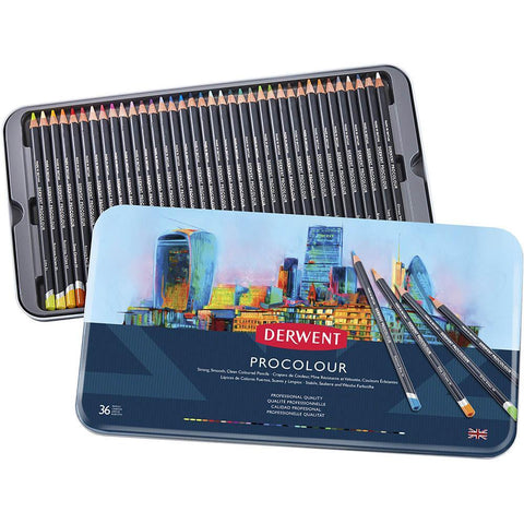 Derwent Procolour Pencil Professional (Assorted) [Tin 36]