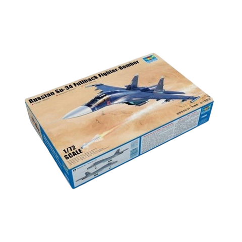 Trumpeter 1/72 Russian Su-34 Fullback Fighter-Bomber Plastic Model Kit