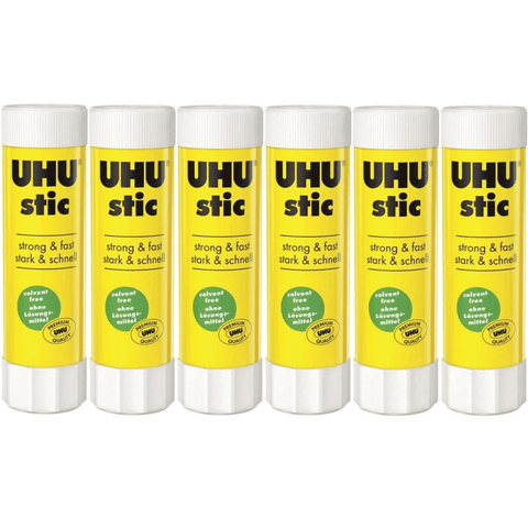 UHU Glue Stick 40G Pack of 6