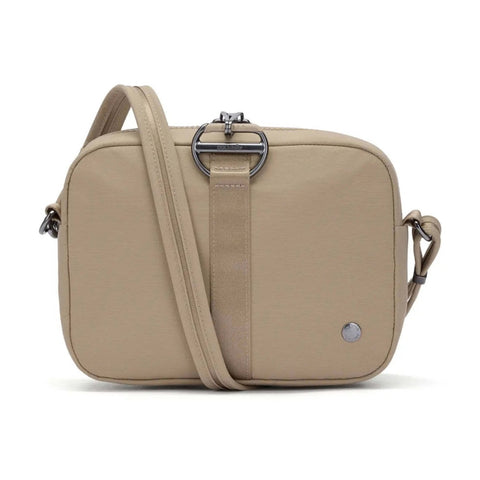 Pacsafe Citysafe CX Anti-Theft RFID Blocking Square Crossbody Bag Taupe