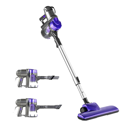 Devanti Stick Vacuum Cleaner Handheld Corded 450W (Purple)