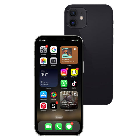 Apple iPhone 12 64GB (Black) [~Refurbished: As new]