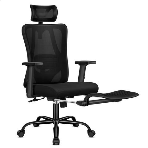 ALFORDSON Office Chair Mesh Ergonomic Executive Seat Work Computer (Black)