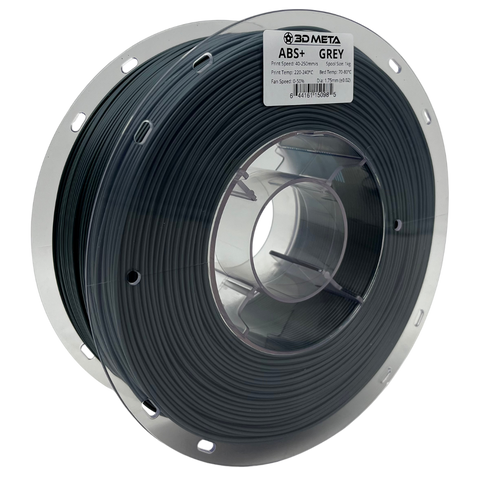 3D META ABS+ 3D Printing Filament - Grey
