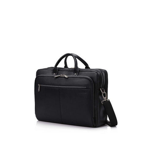 Samsonite Classic Leather Toploader (Black)