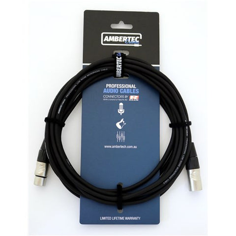 Ambertec Cables Microphone cable 3m REAN XLR M-F