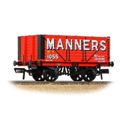 Bachman OO 8 Plank End Door Wagon 'Manners' Red