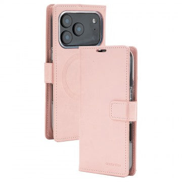 Goospery Bluemoon Diary for iPhone 17 Pro Max - Rose Gold, Magsafe