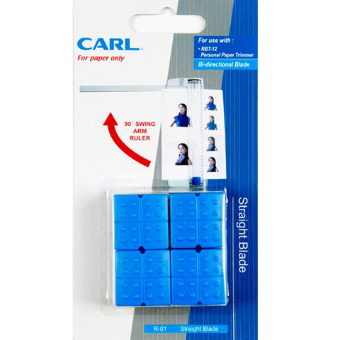 Carl R01 Spare Blade Straight Pack 4