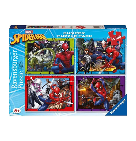 Ravensburger 4x100pc Spider-Man Protector of New York Puzzle